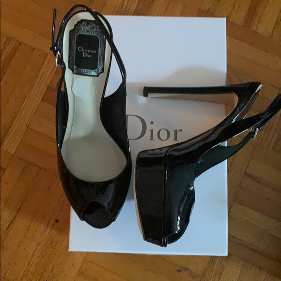 Dior Shoes - Christian Dior peep toe 100 authentic new